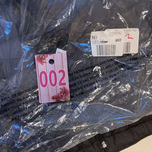 NWT Lands' End Men's Down Puffer Winter Jacket Size XXL 600 Black - Picture 13 of 13